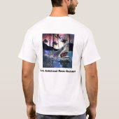 Kunst met Wond Shark Attack-Hoesje afsluiten T-shirt (Achterkant)