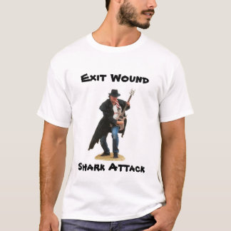 Kunst met Wond Shark Attack-Hoesje afsluiten T-shirt