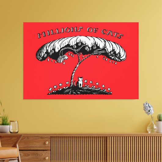 kunst Miljoenen katten Wanda Gag 1928 Canvas Afdruk (Insitu (Woonkamer))