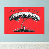 kunst Miljoenen katten Wanda Gag 1928 Canvas Afdruk (Insitu (Houten vloer))