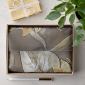 Kunst moderne zonnebloemen op Collectie ter plaats Tissuepapier (Geschenk)