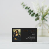 kunst, Mona Lisa, Leonardo Da Vinci Visitekaartje (Staand voorkant)