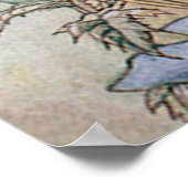  kunst, mooie feeën en bijen poster (Hoek)