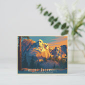 Kunst Mount Rushmore South Dakota USA Reizen Briefkaart (Staand voorkant)