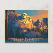 Kunst Mount Rushmore South Dakota USA Reizen Briefkaart (Voorkant)