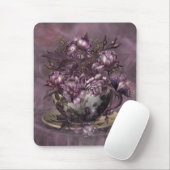Kunst Mousepad voor thee en Rozen Muismat (Met muis)