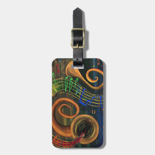 KUNST muziek Bagagelabel