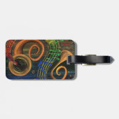 KUNST muziek Bagagelabel (Achterkant horizontaal)