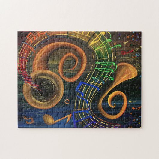 KUNST muziek Legpuzzel (Horizontaal)