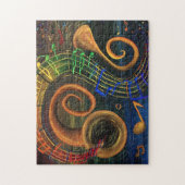 KUNST muziek Legpuzzel (Verticaal)