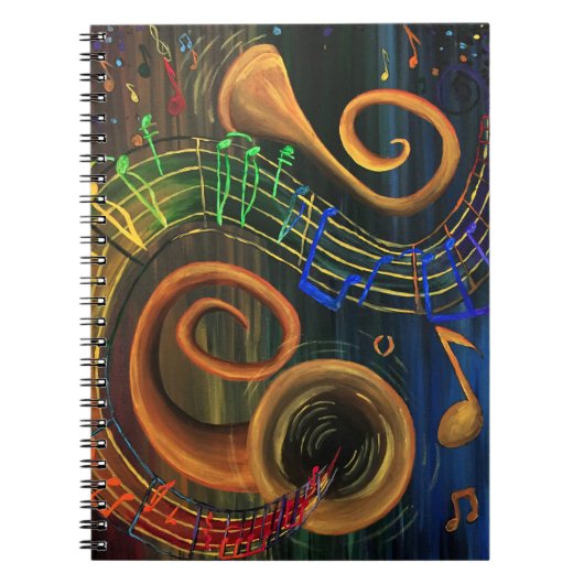 KUNST muziek Notitieboek (Voorkant)