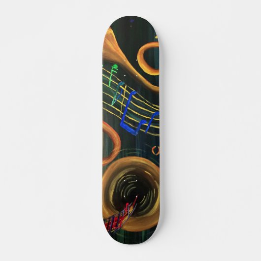 KUNST muziek Persoonlijk Skateboard (Voorkant)