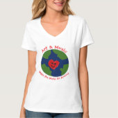 Kunst & Muziek, T- Shirt (Voorkant)