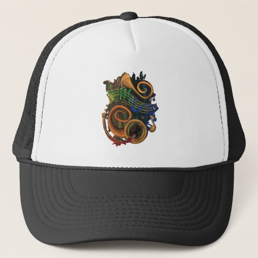 KUNST muziek Trucker Pet (Voorkant)