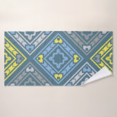 Kunst naadloos patroon. Folkmotief.  geometrie Badhanddoek (Badhanddoek)