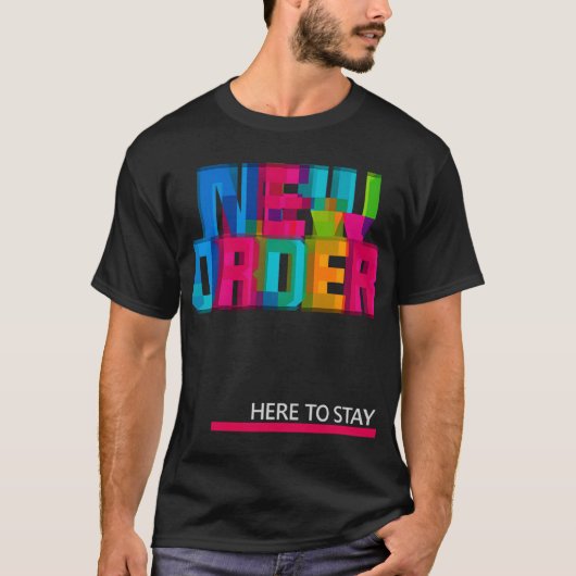 Kunst - new order t-shirt (Voorkant)