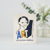 KUNST... niet alleen voor kinderen [ briefkaart ] (Staand voorkant)