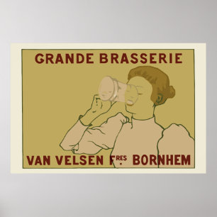 kunst Nieuw-Belgisch bier en Poster