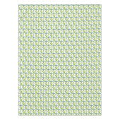 Kunst Nieuw blauw Ipomoea bloembehangsel vodder Tafelkleed (Voorkant)