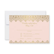 Kunst Nieuw - Elegant Blush Pink en Gold