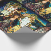 Kunst Nieuw gekleurd glas Cadeaupapier (Hoek)