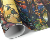 Kunst Nieuw gekleurd glas Cadeaupapier (Rol Hoek)