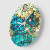 Kunst Nieuw gekleurd glazen raam Victoriaans Grote Klok (Hoek)