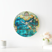 Kunst Nieuw gekleurd glazen raam Victoriaans Grote Klok (Huis)