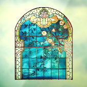Kunst Nieuw gekleurd glazen raam Victoriaans Raamsticker (Vel 3)
