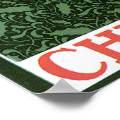  kunst Nieuw kerstfeest 1895 Poster (Hoek)