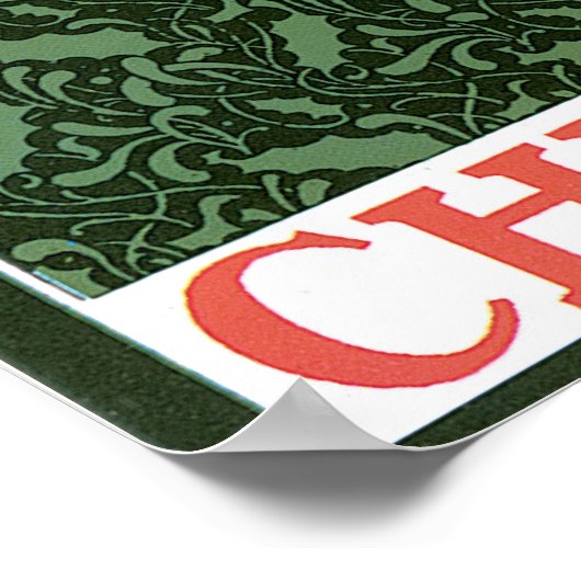  kunst Nieuw kerstfeest 1895 Poster (Hoek)