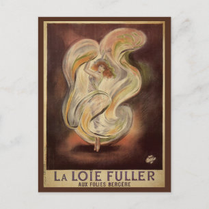  Kunst Nieuw, La Loie Fuller Modern Dancer Briefkaart