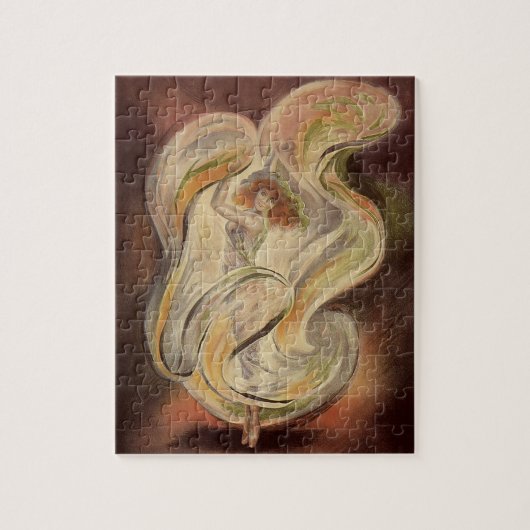  Kunst Nieuw, La Loie Fuller Modern Dancer Legpuzzel (Verticaal)