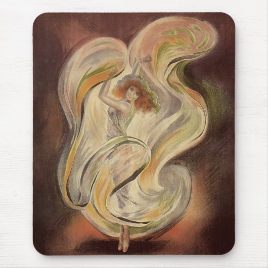  Kunst Nieuw, La Loie Fuller Modern Dancer Muismat (Voorkant)