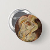  Kunst Nieuw, La Loie Fuller Modern Dancer Ronde Button 5,7 Cm (Voorkant /achterkant)