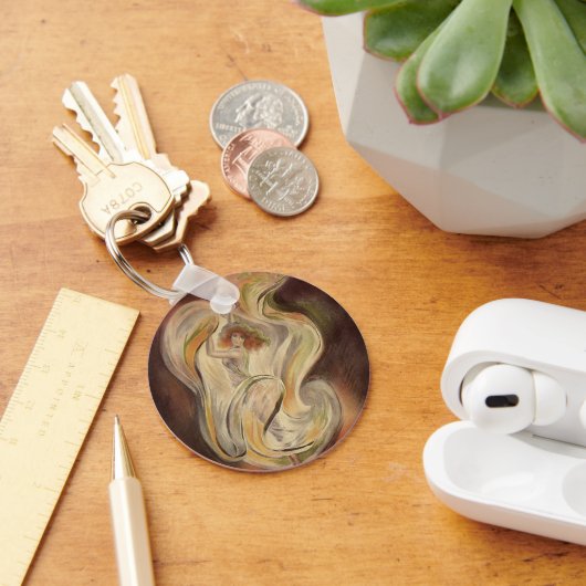  Kunst Nieuw, La Loie Fuller Modern Dancer Sleutelhanger (Bureau)