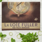  Kunst Nieuw, La Loie Fuller Modern Dancer Theedoek (Gevouwen)