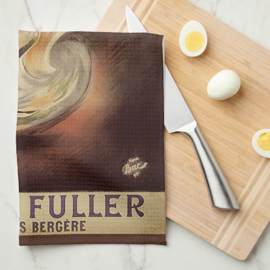  Kunst Nieuw, La Loie Fuller Modern Dancer Theedoek (Quarter Fold)