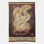  Kunst Nieuw, La Loie Fuller Modern Dancer Theedoek (Verticaal)