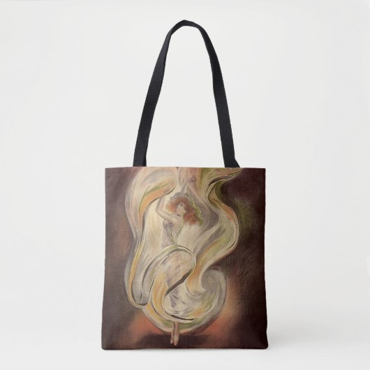  Kunst Nieuw, La Loie Fuller Modern Dancer Tote Bag (Voorkant)