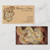  Kunst Nieuw, La Loie Fuller Modern Dancer Visitekaartje (Voorkant / Achterkant)