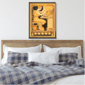 kunst Nieuw, liefde verovert alle wetenschappers Canvas Afdruk (Insitu (Slaapkamer))