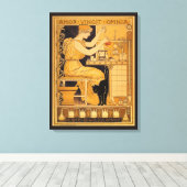 kunst Nieuw, liefde verovert alle wetenschappers Canvas Afdruk (Insitu (Houten vloer))