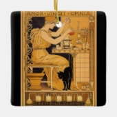  kunst Nieuw, liefde verovert alle wetenschappers Keramisch Ornament (Voorkant)