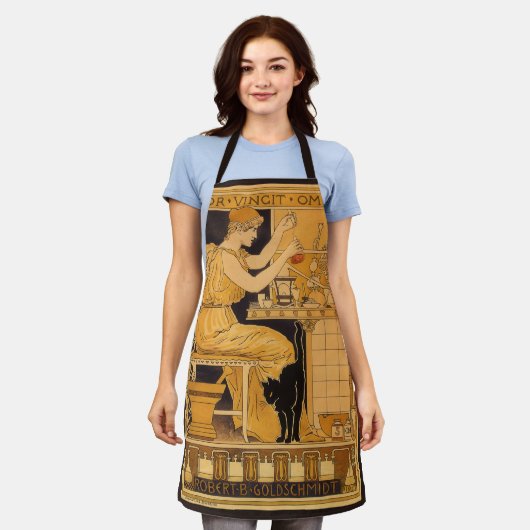 kunst Nieuw, liefde verovert alle wetenschappers Schort (Gedragen)