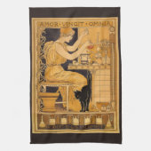 kunst Nieuw, liefde verovert alle wetenschappers Theedoek (Verticaal)