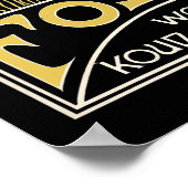  kunst Nieuw-Nederlands chocolade AD Poster (Hoek)