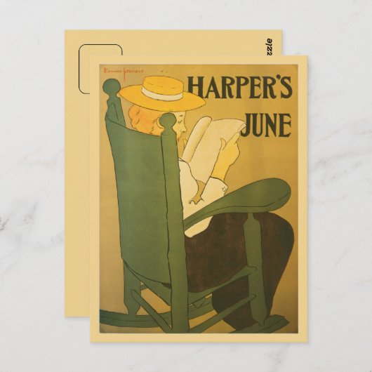  kunst Nieuw-Zeeland Het tijdschrift Juni Briefkaart (Voorkant / Achterkant)