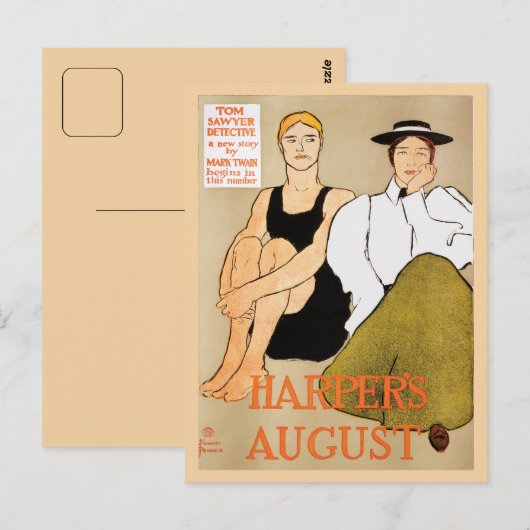  kunst Nieuw-Zeeland in het tijdschrift Augustus Briefkaart (Voorkant / Achterkant)