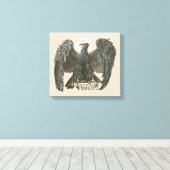 kunst Nieuw-Zeeland, prooien Canvas Afdruk (Insitu (Houten vloer))